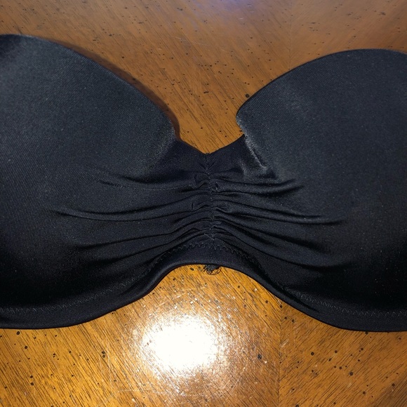 VS black strapless bikini top 32C - Picture 2 of 5